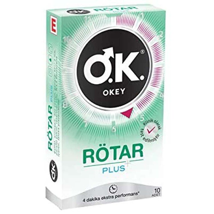 Okey Rötar Plus Prezervatif 10lu