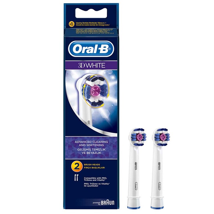 Oral-B 3D White Diş Fırçası Yedek Başlığı 2li
