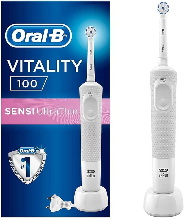 Oral-B - Oral-B D100 Şarj Edilebilir Diş Fırçası Sensi Ul