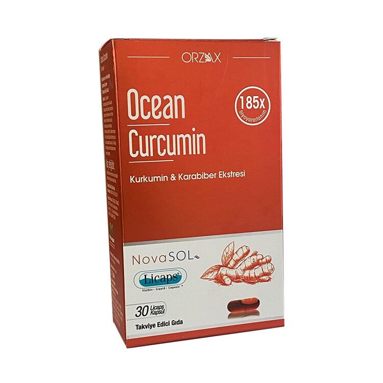 Ocean - Orzax Ocean Curcumin Karabiber Ekstresi Takviye Ed