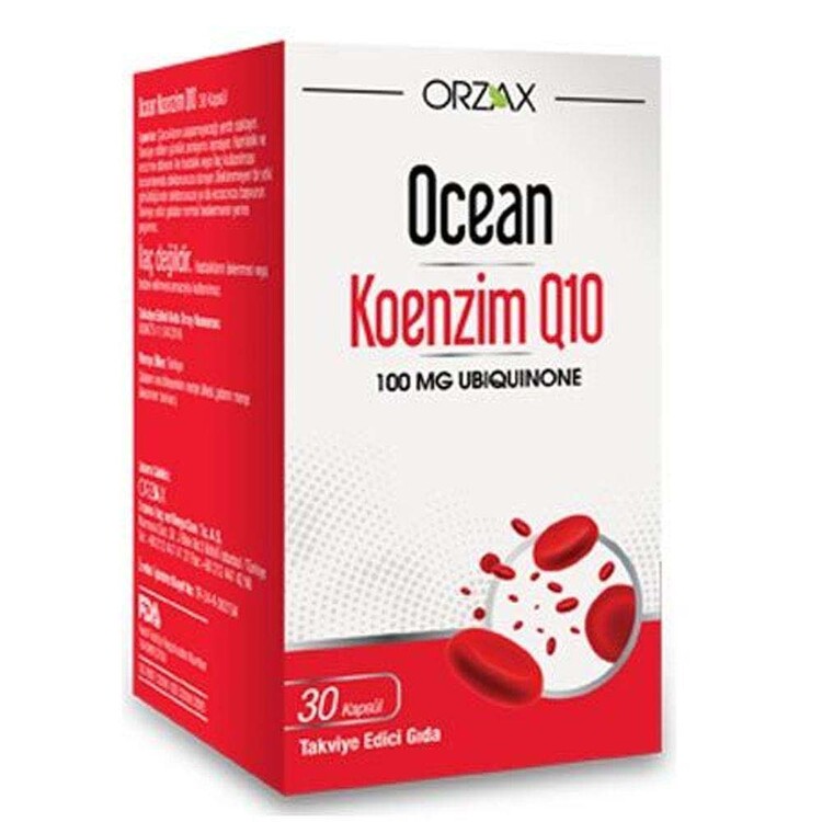 Orzax Ocean Koenzim Q10 30 Kapsül