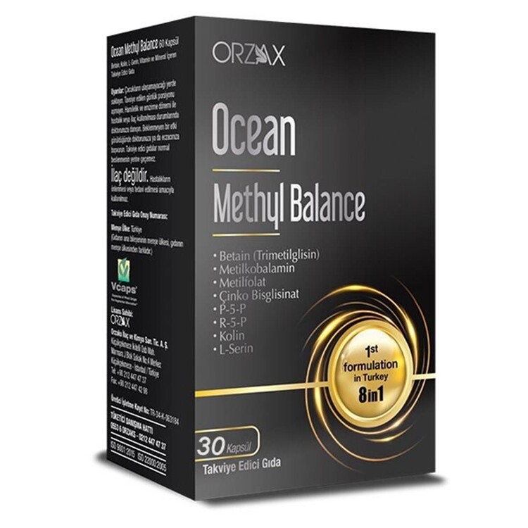 Ocean - Orzax Ocean Methyl Balance Takviye Edici Gıda 30 K