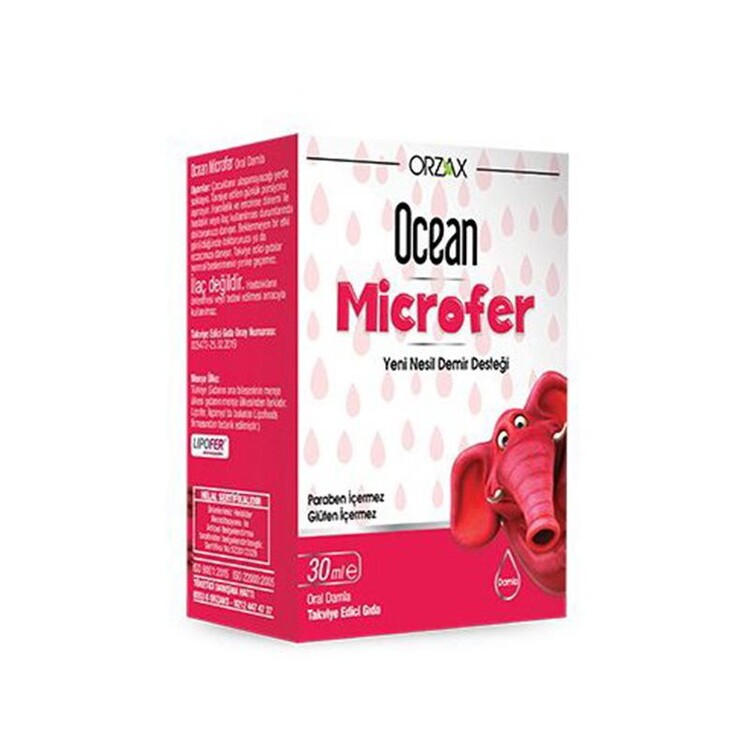 Ocean - Orzax Ocean Microfer Takviye Edici Gıda 30 ml