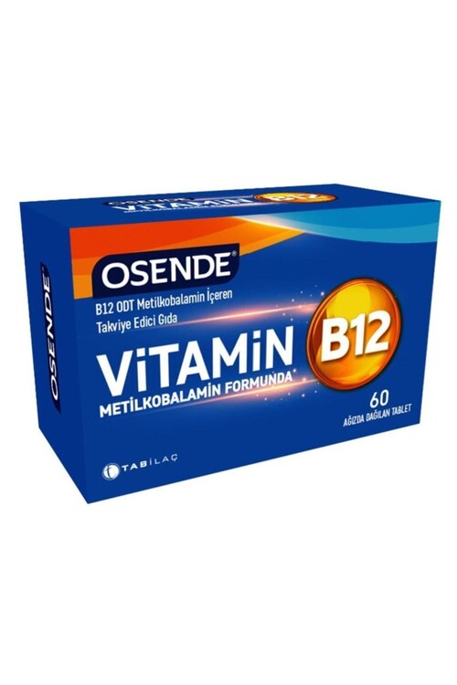 Osende - Osende Vitamin B12 60 Ağızda Dağılan Tablet