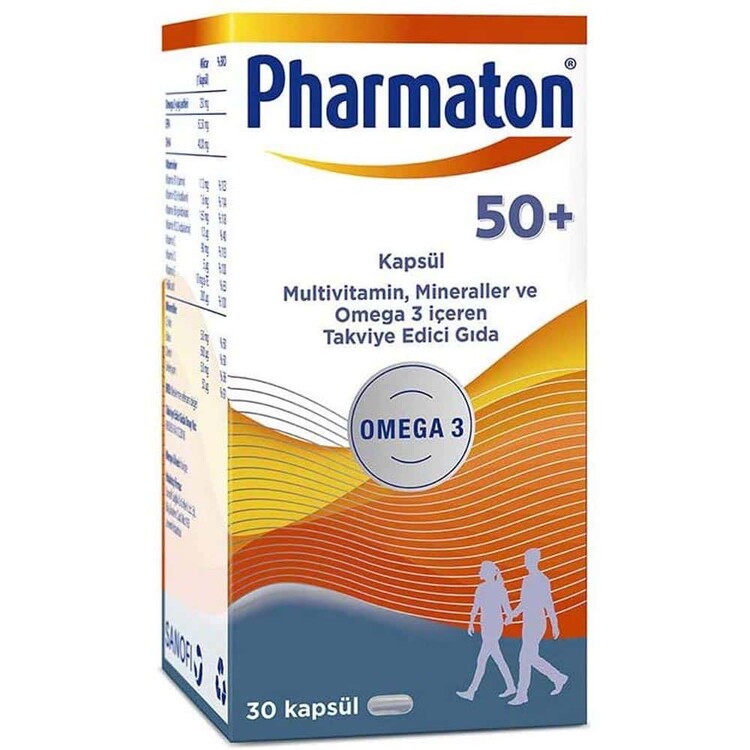 Pharmaton - Pharmaton 50 Plus 30 Kapsül