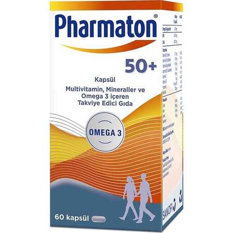 Pharmaton Vitality 50 Plus 60 Kapsül