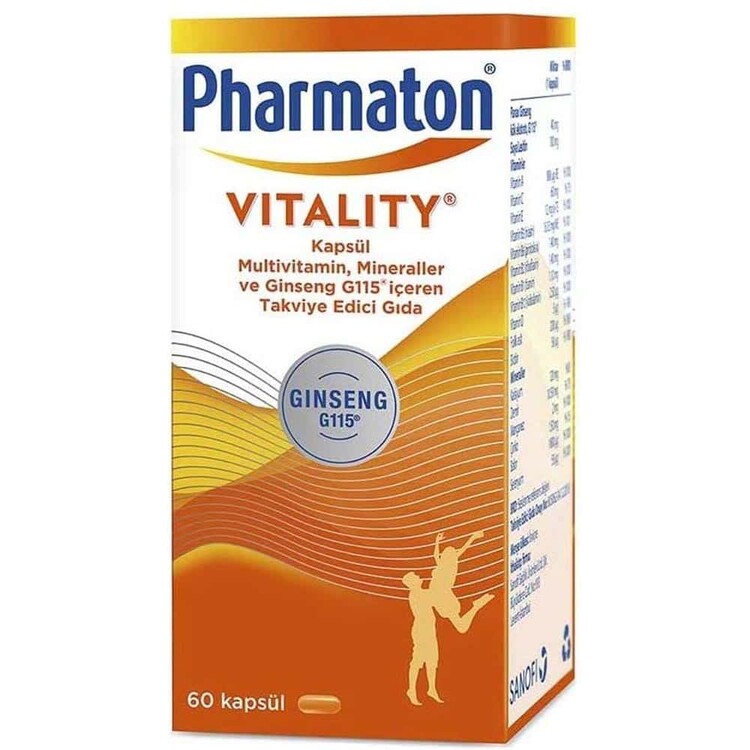 Pharmaton Vitality 60 Kapsül