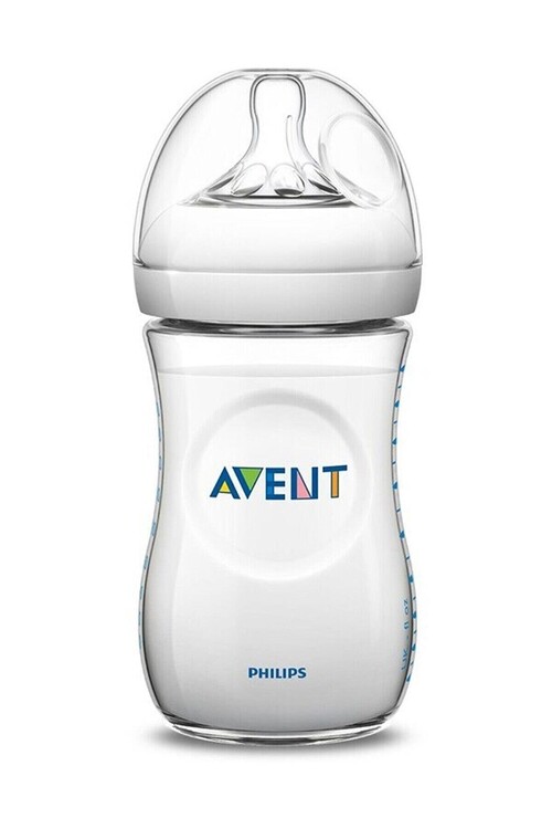 Philips Avent - Philips Avent Natural PP Biberon 260ml tekli