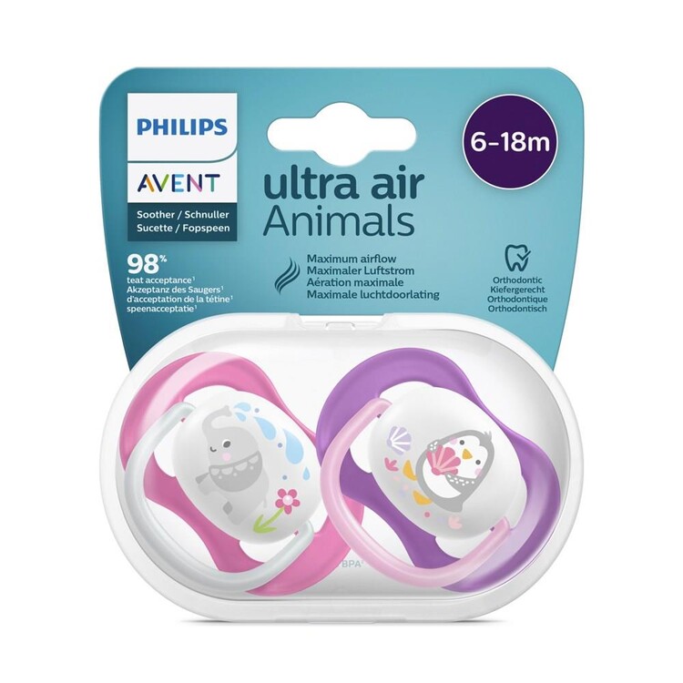 Philips Avent - Philips Avent Ultra Air Emzik 6-18 Ay Kız Scf080/0