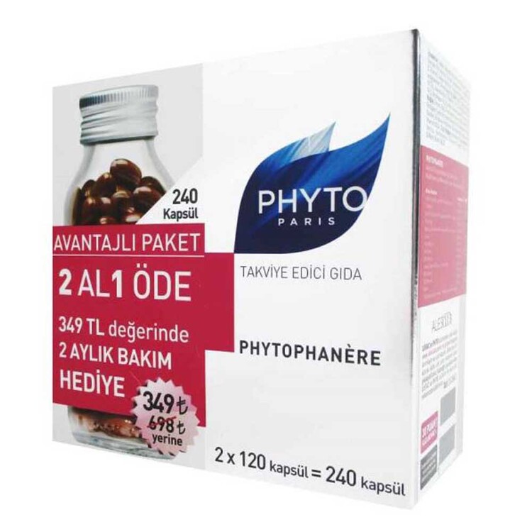 Phyto Phytophanere 2x120 Kapsül Set