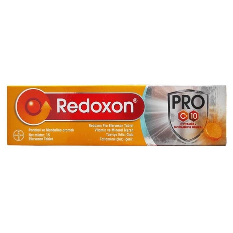 Redoxon - Redoxon Pro C Vitamini + 10 Vitamin ve Mineral 15 