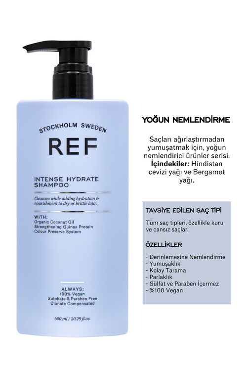 REF STOCKHOLM - Ref Stockholm Intense Hydrate Shampoo 600ml