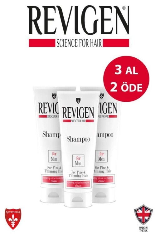 Revigen - Revigen Şampuan For Men Classic 300 Ml X3 (3 Al 2 Öde)