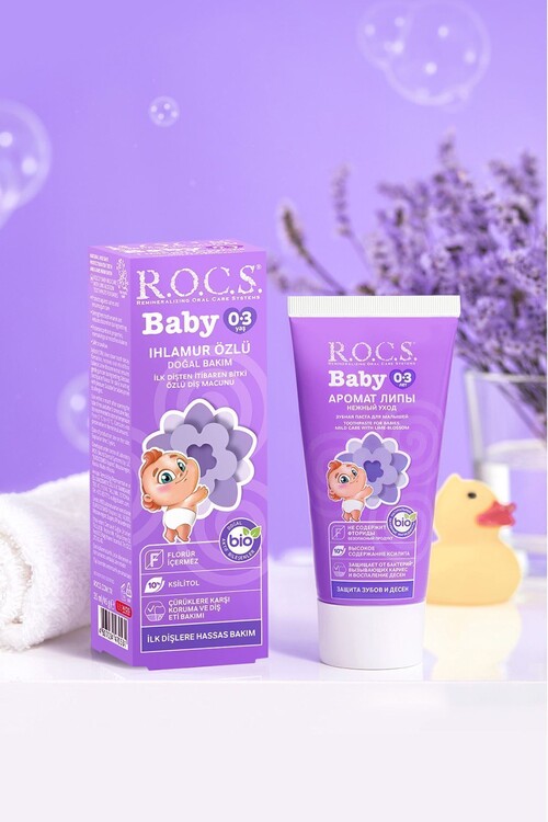 Rocs Baby 0-3 Yaş Diş Macunu Ihlamur Özlü 35 Ml