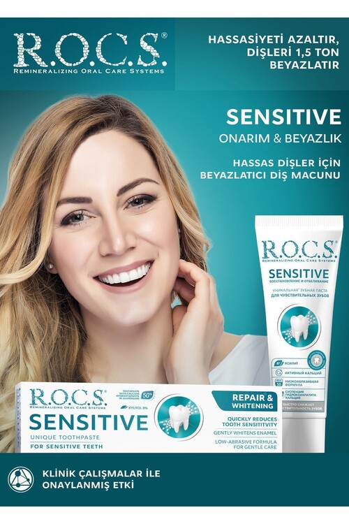 R.O.C.S. - Rocs Sensitive Diş Macunu Onarım Ve Beyazlatma 94g