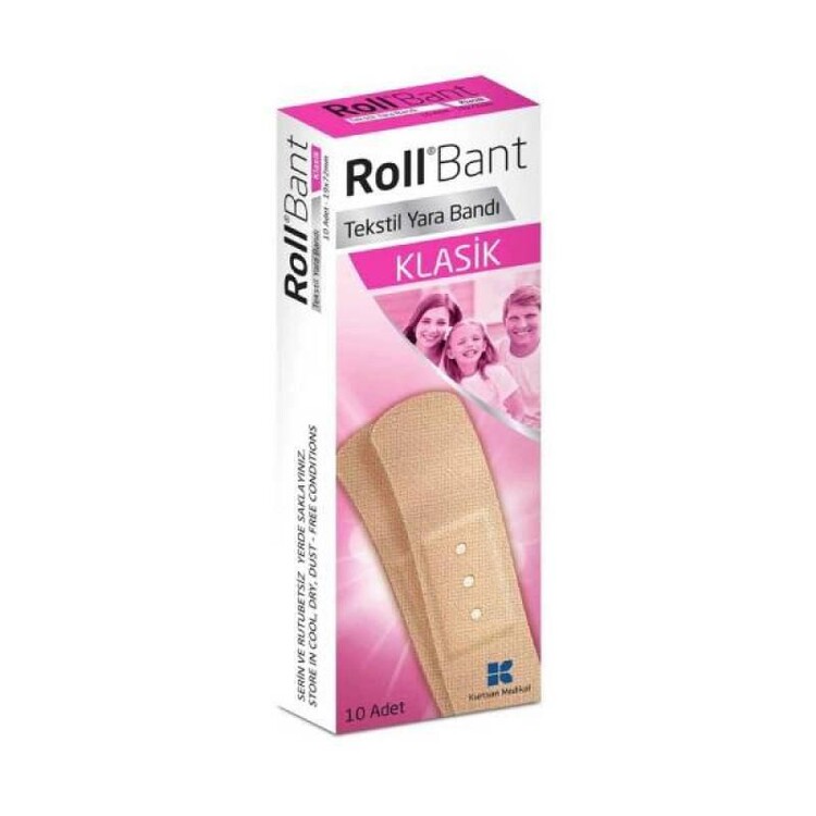 Roll - Roll Bant Klasik Yara Bandı 10 Adet