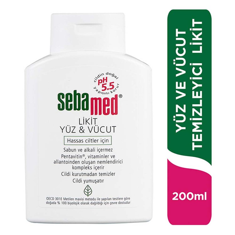 Sebamed Likid Yüz ve Vücut 200 ml