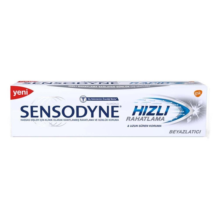 Sensodyne - Sensodyne Hızlı Rahatlama Beyazlatıcı Diş Macunu 7
