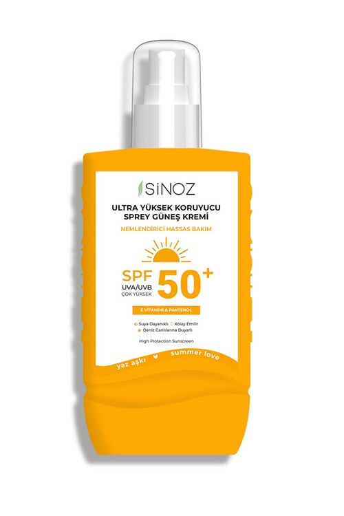 Sinoz Spf 50 Ultra Yüksek Koruyucu Vücut Güneş Kre