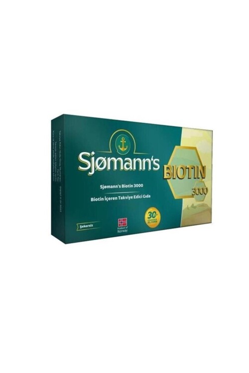 Sjomanns Biotin 30 Çiğneme Tableti