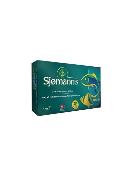 Sjomanns Omega 3 High 30 Çiğnenebilir Jel Form