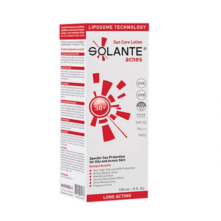 Solante Acnes Losyon SPF50 150 ml
