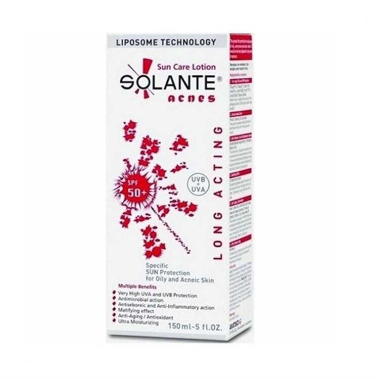 Solante Acnes Losyon SPF50 150 ml