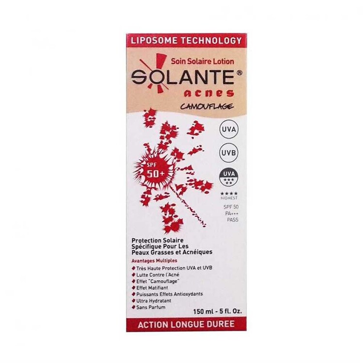 Solante - Solante Acnes Tinted SPF50 150 ml