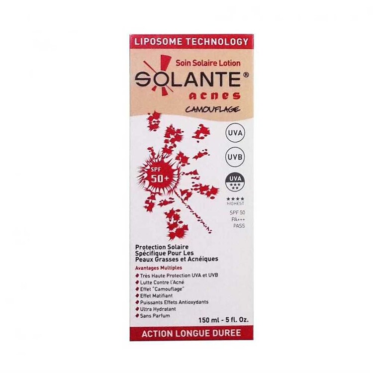 Solante Acnes Tinted SPF50 150 ml