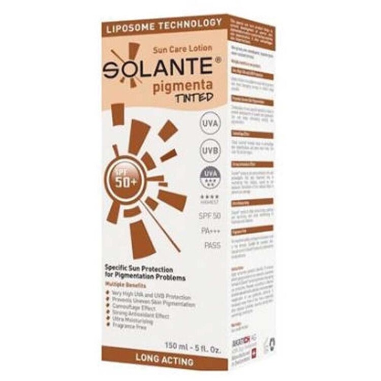 Solante Pigmenta Sun Care Lotion Tinted SPF50+ 150