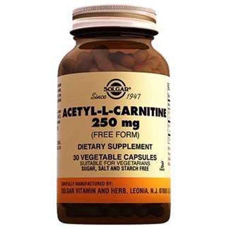 Solgar - Solgar Acetyl L-Carnitine 30 Kapsül