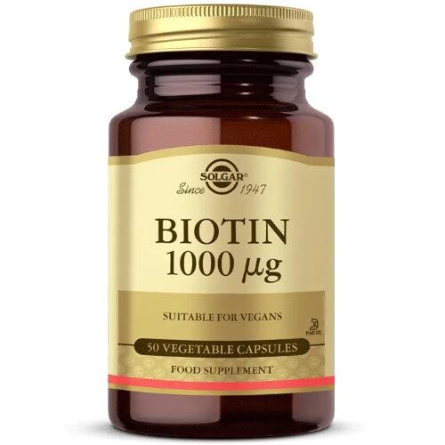 Solgar - Solgar Biotin 1000 mcg 50 Kapsül