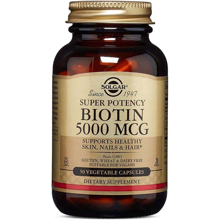 Solgar - Solgar Biotin 5000 Mcg 50 Kapsül