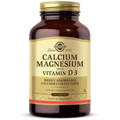 Solgar - Solgar Calcium Magnesium With Vitamin D3 150 Table