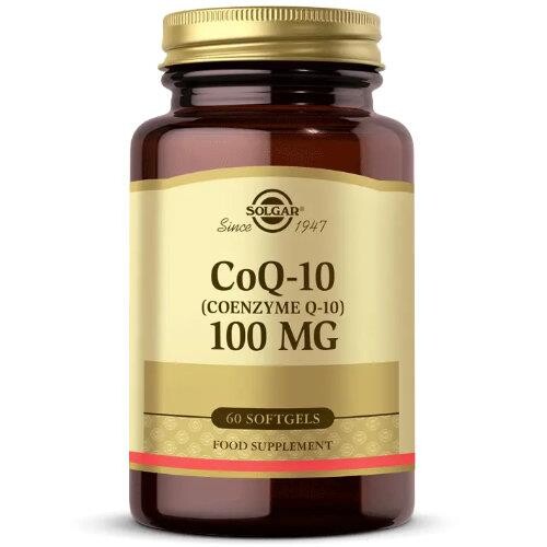 Solgar - Solgar Coenzyme Q-10 100 Mg 60 Kapsül Antioksidan