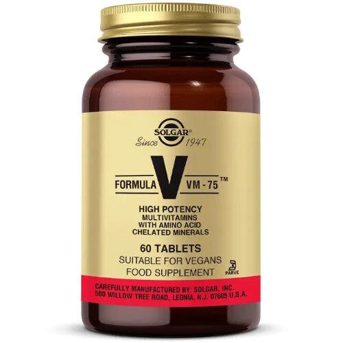 Solgar - Solgar Formula VM 75 60 Tablet Multivitamin