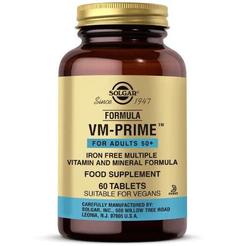 Solgar - Solgar Formula VM-Prime For Adults 50+ 60 Tablet