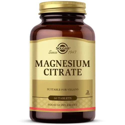 Solgar Magnesium Citrate 200 mg 60 Tablet