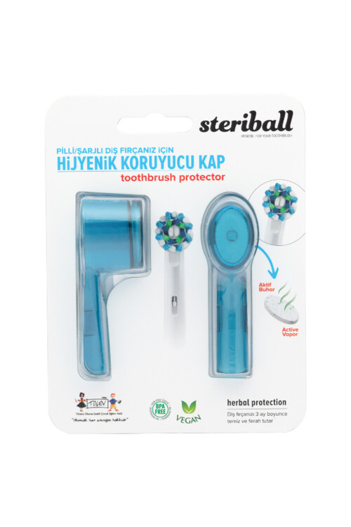 Steriball - Steriball Şarjlı Kabı 2li Mavi