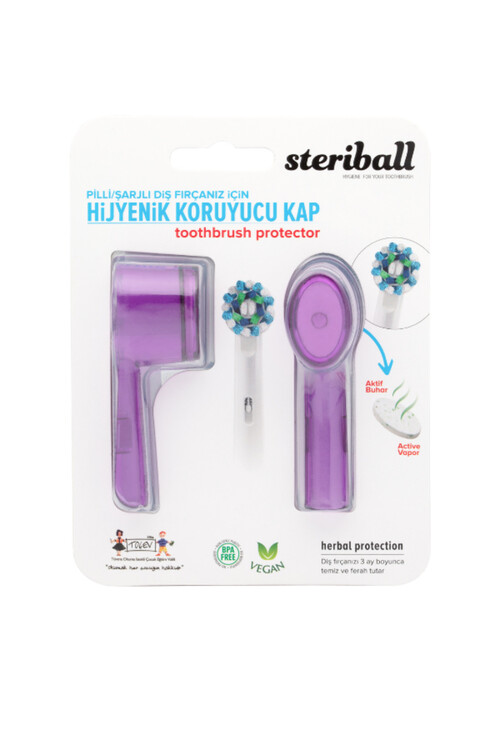 Steriball - Steriball Şarjlı Kabı 2li Mor