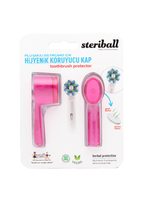 Steriball - Steriball Şarjlı Kabı 2li Pembe