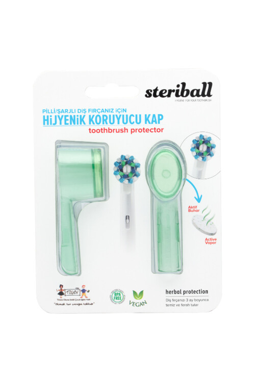 Steriball - Steriball Şarjlı Kabı 2li Yeşil