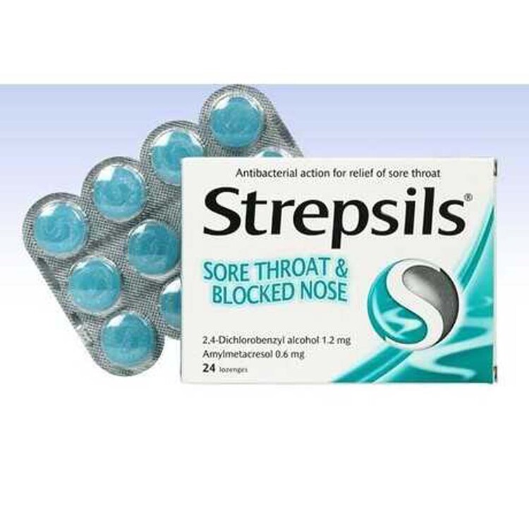 Strepsils - Strepsils Mentollü Boğaz Pastili 24 Pastil