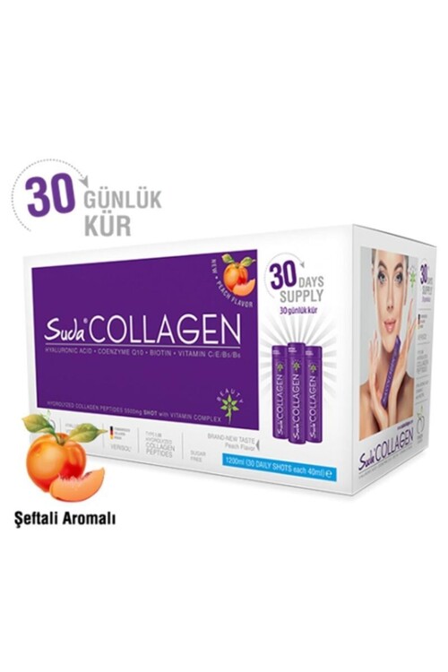 Suda Collagen - Suda Collagen Şeftali Aromalı Kollajen 30 X 40 ml 