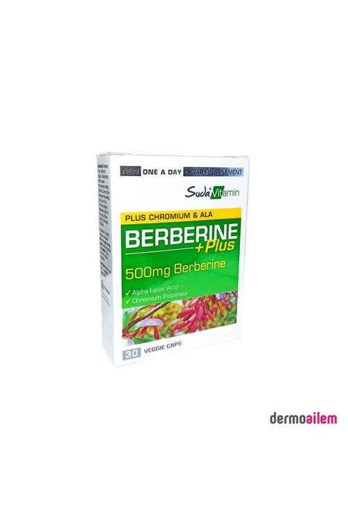 Suda Vitamin - Suda Vitamin Berberine Plus 30 Kapsül