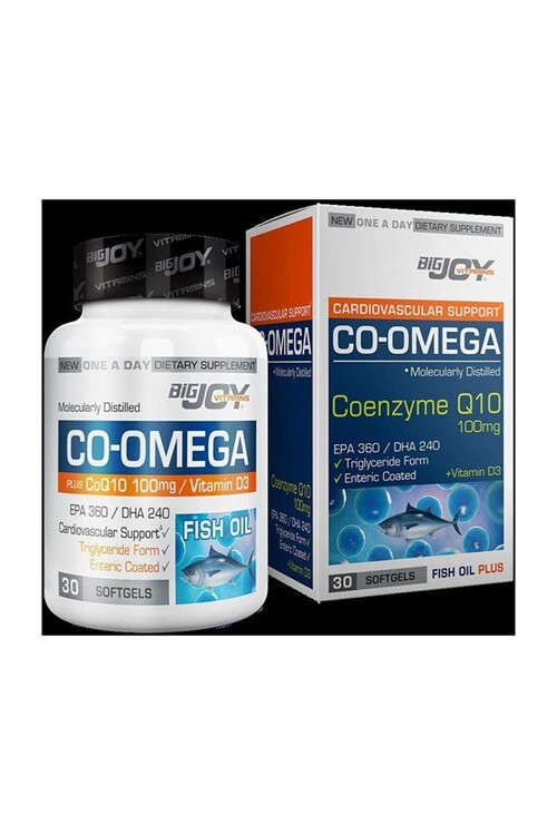 Bigjjoy - Suda Vitamin CO-Omega Coenzyme Q10 30 Yumuşak Kaps