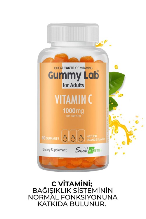 Suda Vitamin Gummies C Vitamini Takviyesi Yetişkin ve Çocuk Seti