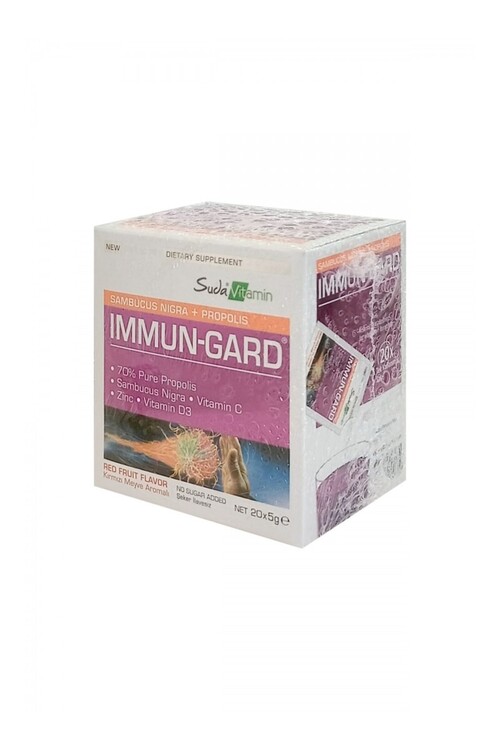 Suda Vitamin - Suda Vitamin Immun Gard Kırmızı Meyve Aromalı 5 Gr