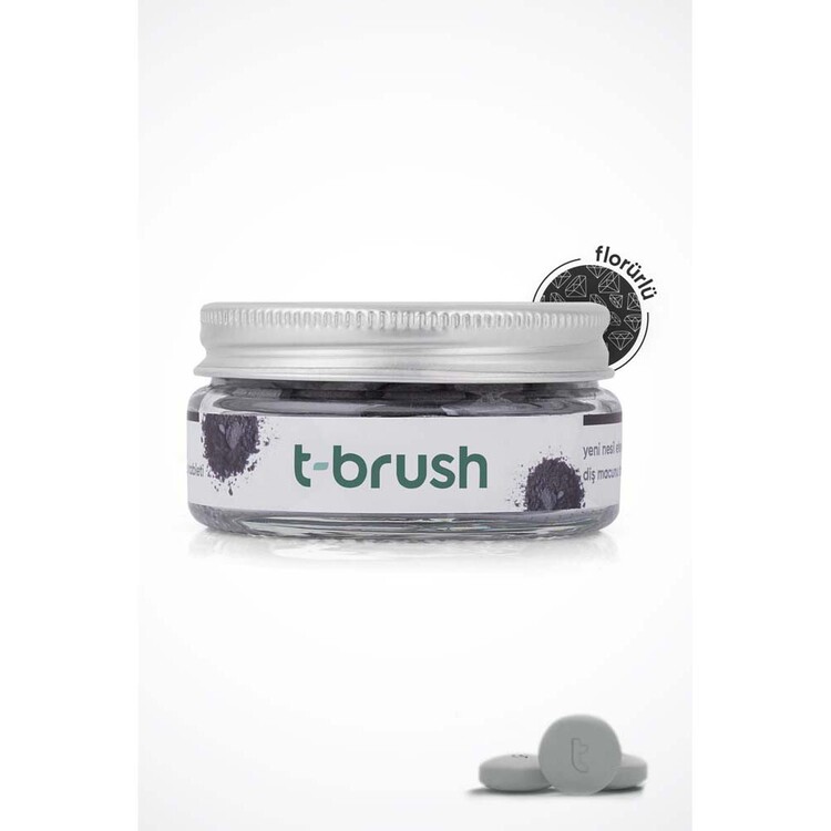 T-Brush Activated Charcoal Florürlü Diş Macunu 90 