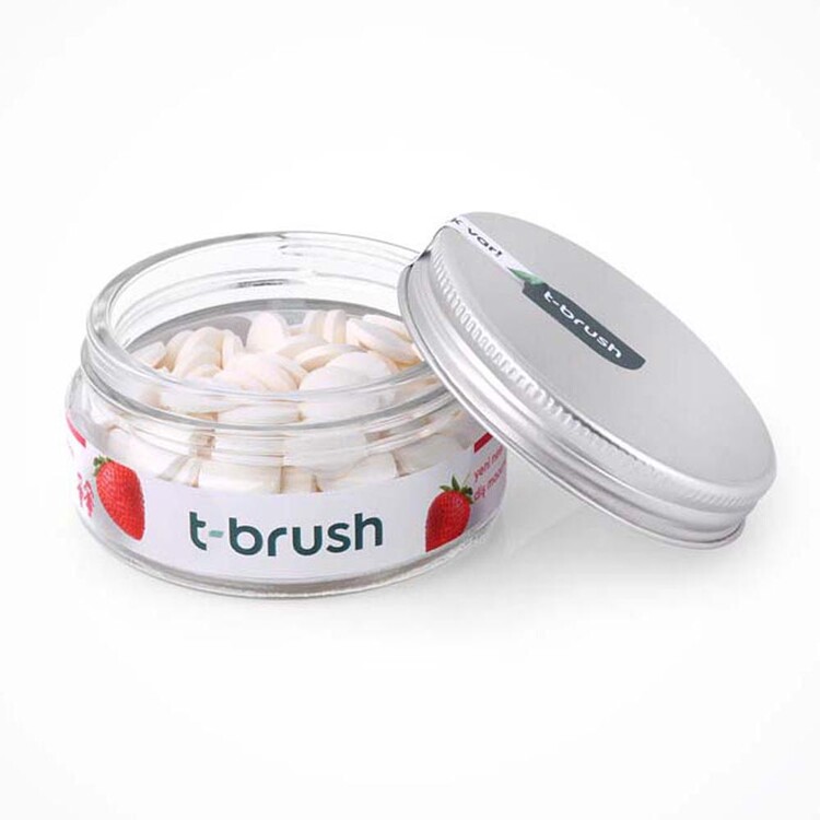 T-Brush Çilek Aromalı Florürsüz Çocuklara Özel Diş